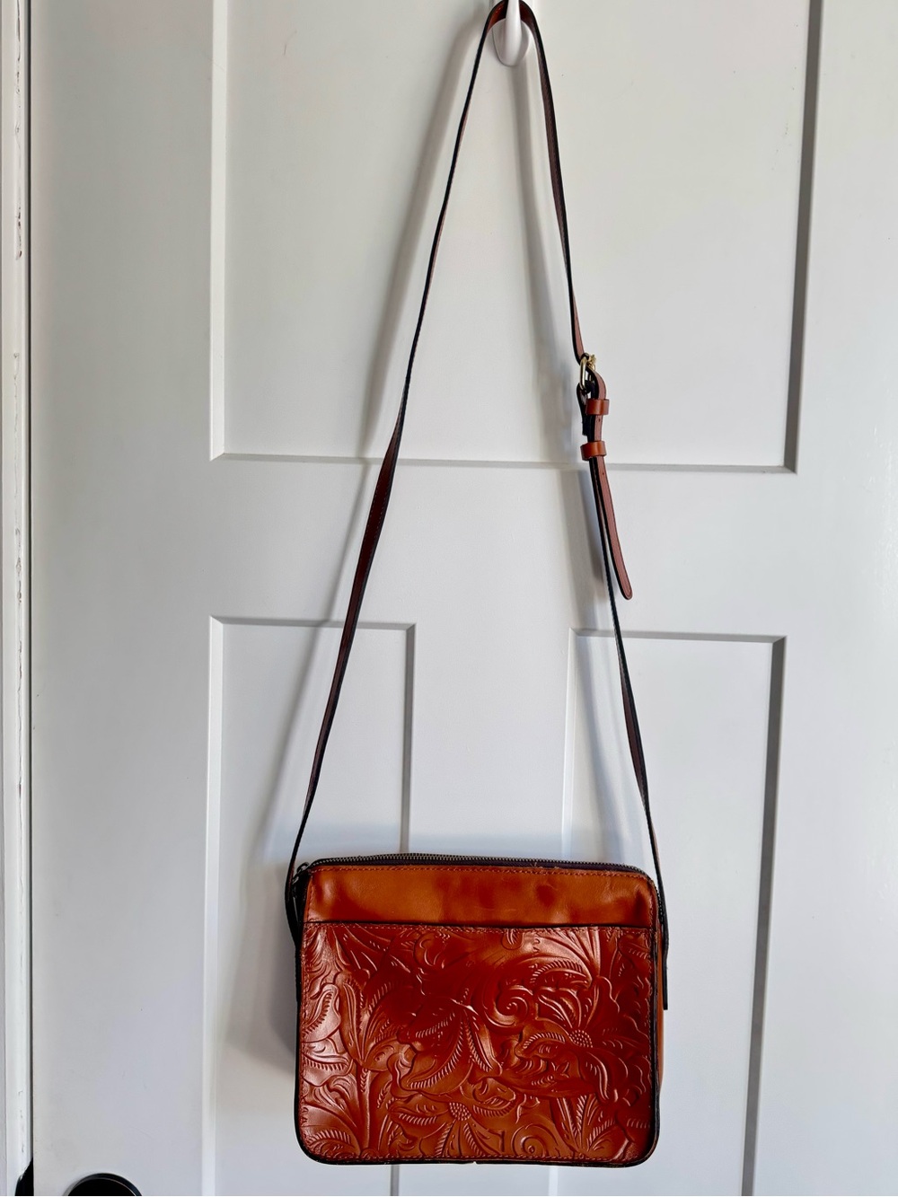 PATRICIA NASH EMBOSSED LEATHER PURSE ITALY - Picture 4 of 11